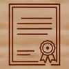 A digital illustration of a traditional graduation scroll with a certificate or diploma attached.