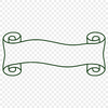 A formal document, typically presented at graduation ceremonies, represented as a scroll in vector format.