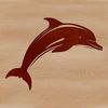 Dolphin Design Clip Art A detailed illustration of a dolphin in various poses and styles, suitable for digital design.