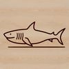 Free Shark Illustration A high-resolution SVG illustration of a shark, suitable for various digital applications.