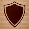 A high-quality vector image of a traditional shield with armor details.
