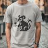Free Skunk Clipart Design A wild animal skunk illustration in vector art format.
