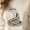 A colorful illustration of a snake in various poses, suitable for vector graphic design.
