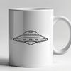 Free SVG Clip Art Ship A futuristic spaceship illustration in vector format, designed for digital crafting and cutting.