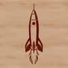 Futuristic Flight Machine Vector illustration of a futuristic spaceship in flight, suitable for commercial and personal projects.