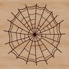 Vector Art Design with Interconnected Lines A detailed illustration of a spider web made from interconnected lines, suitable for vector art designs.