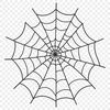 Illustrative representation of a spider web with intricate patterns and lines.