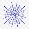 Interconnected Line Art Design A delicate spider web design made up of interconnected lines and curves, suitable for vector graphics.