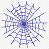 A digital representation of a spider's intricate web, created using vector graphics.