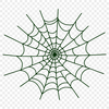 A detailed vector illustration of a spider web in high resolution, suitable for digital design projects.