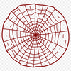 Intricately Interconnected Vector Pattern A delicate spider web design made up of intricately interconnected lines and shapes in vector format.