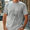 A detailed, scalable vector graphic illustration of a spider web with intricate patterns.