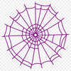 A delicate SVG illustration of a spider web, suitable for vector graphics and digital design projects.