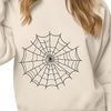 Beautiful Spider Web Vector Art A detailed SVG illustration of a spider web with intricate details and patterns.