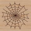 Intricate Spider Web Design SVG High-quality SVG illustration of a intricate spider web design