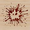 Vibrant Splatter Illustration SVG A colorful splat shape created in vector format as a digital clip art.