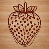 Strawberry Illustration A detailed illustration of a strawberry fruit, suitable for vector art design.
