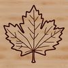 Nature's Delight - A Beautiful Leaf Illustration A simple illustration of a leaf in various formats, including vector and clip art versions.