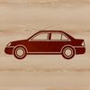 Free SVG Car Icon An SVG file featuring a 2D representation of a car suitable for vector art projects.