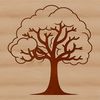 Branching Beauty in Vector Art A stylized illustration of a tree with branches and leaves, suitable for vector art design.