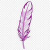 Free SVG Feather Design A detailed illustration of a feather in vector format.