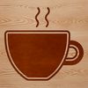 A simple cup design made from vector shapes, suitable for use in digital art and crafting projects.