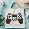High-quality game controller SVG design A high-quality vector illustration of a standard game controller with buttons and sticks.