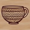 A simple illustration of a standard drink cup, suitable for digital design projects.