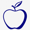 Beautiful Apple Clip Art A detailed digital illustration of a whole apple, suitable for various design applications.