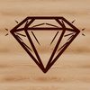Geometric Polygon Icon A geometric shape, specifically a polygon with pointed angles, created using vector graphics.
