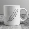 Free Vector Feather Design Download An isolated illustration of a bird's feather in vector format.