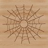 Delicate Spider Web Clipart A delicate spider web design created using vector art, suitable for cutting machines like Cricut or laser cutters.