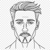 Free Vector Man Image Download A vector graphic illustration of a male figure.