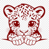 A large big cat with distinctive spots and a powerful build.