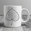 Beautiful Single Leaf Graphic A high-quality digital illustration of a single leaf with detailed shape and texture.