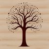 Branching out into Vector Design A stylized illustration of a tree with branches and roots, suitable for vector design and cutting machine projects.
