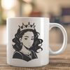 Beautiful Princess Design Vector Graphics A female character dressed as a princess, represented in vector format.