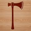 Beautiful Wood Cutter Illustration A detailed illustration of a tool used for chopping and cutting wood.