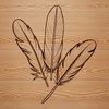An SVG design of a natural element often used in crafting and DIY projects.
