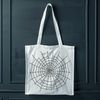 An intricately designed digital representation of a spider's intricate web.