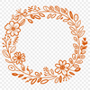 Floral Wreath Design for Digital Cutting Machines A floral design vector wreath suitable for digital cutting machines and laser cutters.