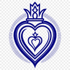 Sacred Heart Icon Illustration An illustration of the Sacred Heart icon, suitable for various applications including digital design and crafting.