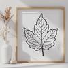 Natural Green Leaf Vector Graphic An isolated vector graphic representation of a natural green leaf for design projects.