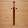 High-Quality Sword Illustration A high-quality vector illustration of a sword, suitable for commercial or personal use in various design projects.