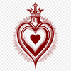 Beautiful Christian Icon SVG Artwork Vector illustration of the Sacred Heart, a symbol in Christian theology, suitable for various digital applications.