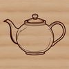 Beautiful SVG Tea Cup A digital vector illustration of a teapot, suitable for various designs and crafts.