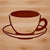 Modern Tea Cup Illustration Simple teacup illustration with a modern design, suitable for digital crafting and design projects.