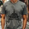 Beautiful Asian Buddhist Temple Vector Art A traditional Asian-style Buddhist temple with ornate details, suitable for vector art designs.