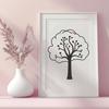 Simple tree icon designed as a scalable SVG.