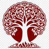 Nature's Wisdom Illustration A detailed illustration of a tree with thick branches and roots, suitable for vector design.
